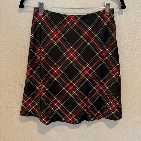 J. Crew Dresses & Skirts - Ho ho ho! Polyester satin-like black Stuart A-Line Skirt